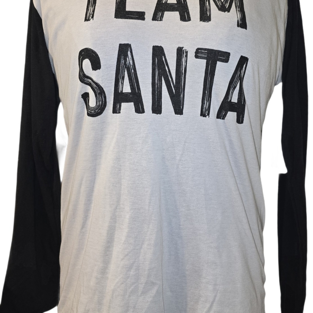 Tipsy Elves Red and White Raglan Shirt